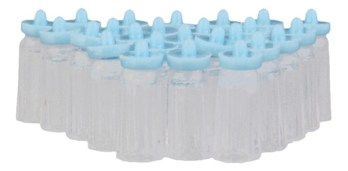 Leche Baby Shower Bottlesbaby Favors 24pcs Azul