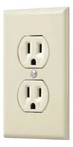 Comprar 5 Contactos Dúplex 2 Polos 3 Hilos Oculto 15a 125v Con Placa