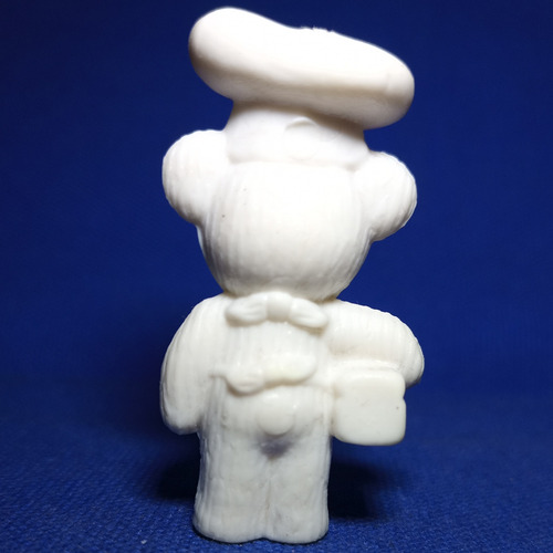 Figura Osito Bimbo Goma Blanca (Usado)