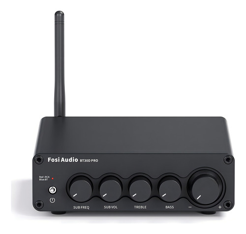 Amplificador Fosi Bt30d Estéro Bluetooth 2.1 32v Sub Passivo Preto 165 W