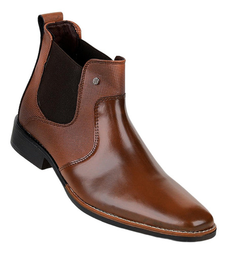 Botin Lugo Conti Hombre Cafe Piel 17h684