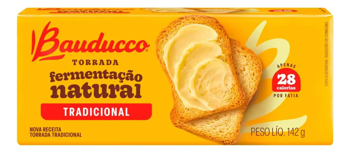 Torrada Bauducco Tradicional Fermentação Natural 142g