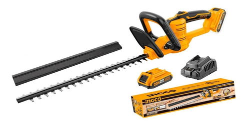 Cortasetos Ingco Inalambrico 20v C/bat. C/cargador