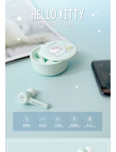 Audífonos Bluetooth Sanrio Hello Kitty Kawaii Game Tws