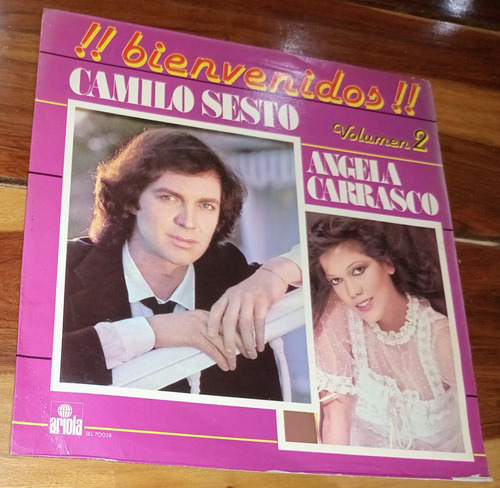 Camilo Sesto Angela Carrasco Bienvenidos 2 Vinilo Sin Uso 