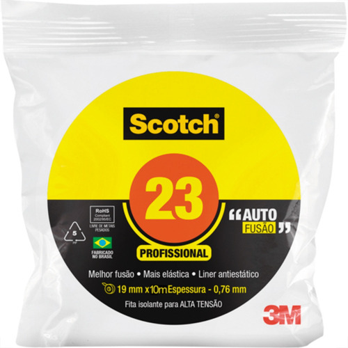 3m Fita Isolante Alta Tensao 19x10m