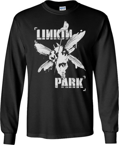 Linkin Park Playera Manga Larga Para Hombre Y Mujer