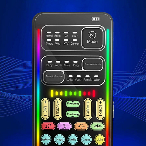 M Kit Completo De Cambiador De Voz I9 Con Múltiples Efectos
