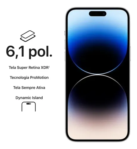 Apple Iphone 14 Pro Branco 256gb Garantia Original + Nfe (Novo com