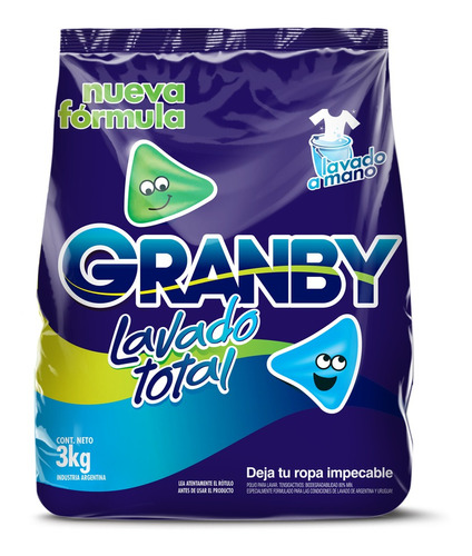 Jabon En Polvo Granby X 3kg