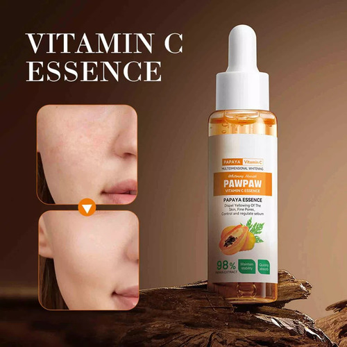 Serum De Papaya Con Vitamina C Bioaqua Manchas Control Grasa Momento De Aplicación Día/noche Tipo De Piel Todo Tipo De Piel