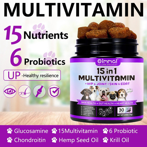 Golosinas Perros Masticable Inmunidad Digestión Toma Fácil
