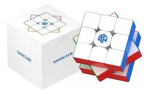 Estrutura sem adesivo Magic Cube Gan 356 Rs 2 Speed Speedcubing 3x3 cores