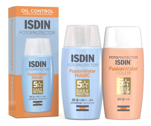 Duo Isdin Fusion Water Oil Control S/ccolor + C/color