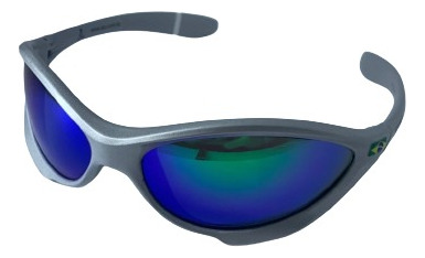 Óculos De Sol Spy 45 - Twist Prata - Azul Espelhada