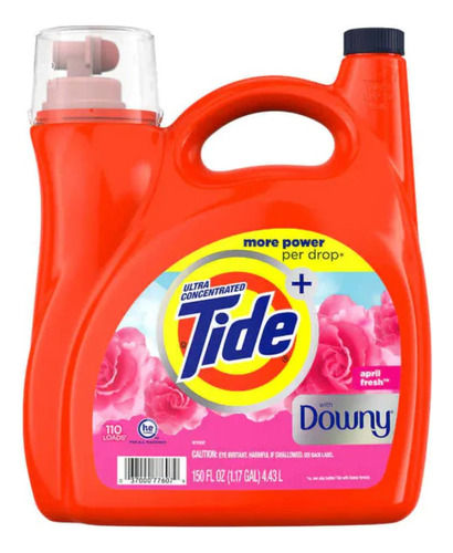 Detergente Líquido Con Downy Tide