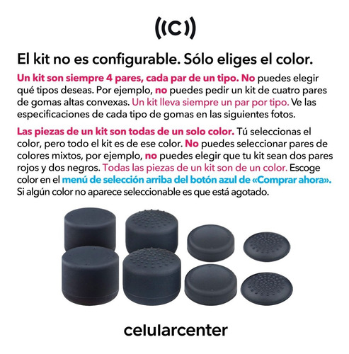 Pack Thumbs Grandes Xbox One Series X S Ps5 Ps4 Gomas Altas