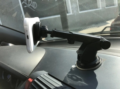 Imagen 4 de 7 de Soporte Porta Celular Auto Camioneta Magnetico Con Sopapa