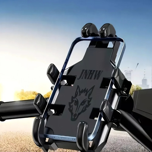 Soporte Celular Antivibración Para Motocicleta O Bicicleta Negro