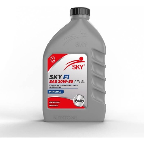 Aceite Sky 20w50 Mineral