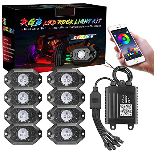 Kit De Luces Led Rgb Rock, Luces Led De Neón   De Agua...