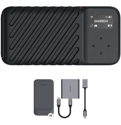 Gnarbox 2.0 Ssd 1tb Rugged Backup Device With Two Batteries,