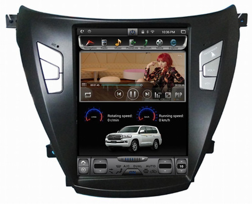 Tesla Android Hyundai Elantra 2015-2016 Wifi Gps Touch Radio