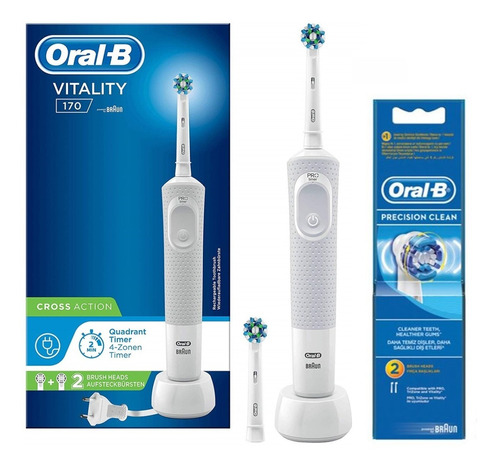 Cepillo Eléctrico Oral-b Vitality 170 + Repuesto Prec Clean