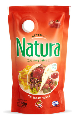 Ketchup Natura 250cc Aderezo