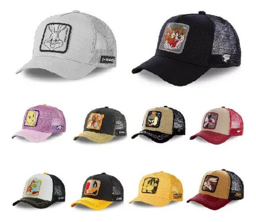 Gorra Con Visera Dibujos Animado Lote Al Por Mayor 10 Piezas