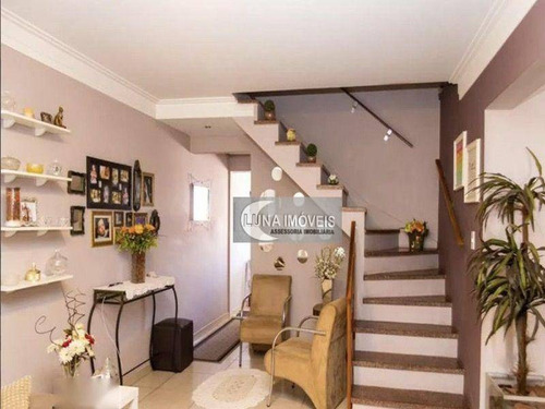 Imagem 1 de 16 de Sobrado Com 3 Dormitórios À Venda, 125 M² Por R$ 500.000,00 - Vila Jordanópolis - São Bernardo Do Campo/sp - So0825