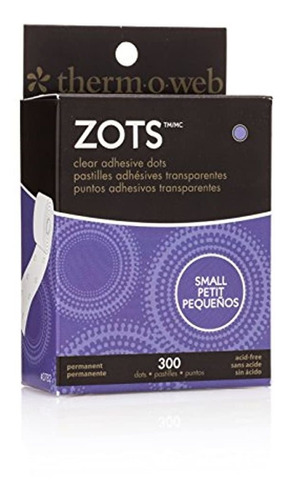 Thermoweb Zots - Puntos Adhesivos Transparentes, Otro, Trans