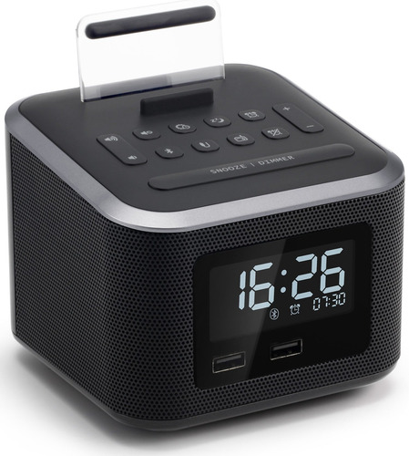 Radio Despertador Altavoz Bluetooth Inalambrico Digital