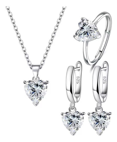 Juego De Joyas Set De Collar, Pulsera Brazalete Y Aretes
