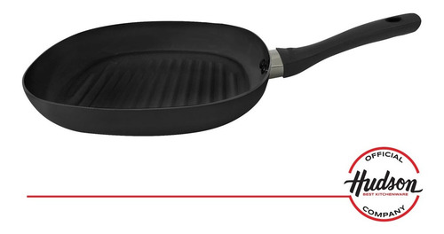 Bifera Hudson Antiadherente Induccion 26x26 Cm Plancha Black