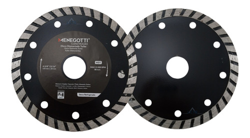 15x Discos Turbo 4.3/8 Menegotti P/serra Mármore Diamantado