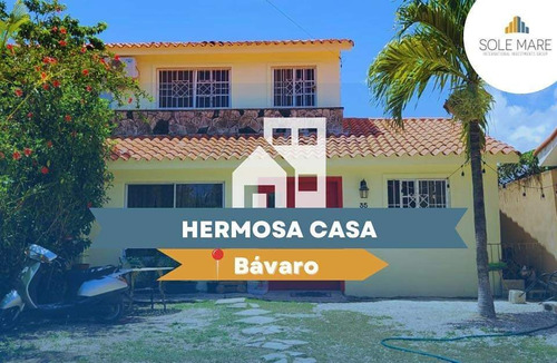 Hermosa Casa Dentro De Residencial Cerrado En Bavaro, Punta 