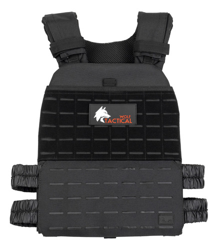 Wolf Tactical - Chaleco Ajustable Con Peso - Wods, Entrenami