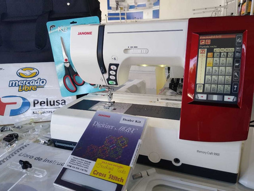 Imagen 4 de 10 de Janome Mc 9900 Borda Y Cose + Regalos De La Foto Gtía 2 Años