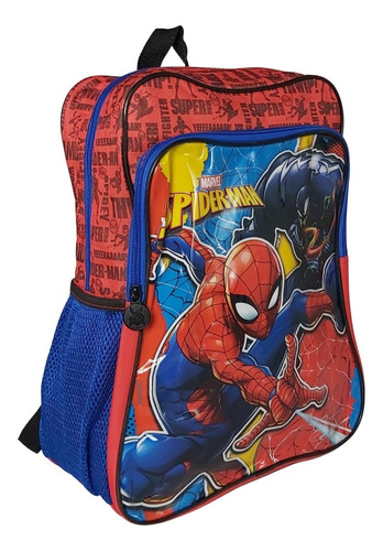 Mochila Masculina Infantil Escolar Homem Aranha Com Estojo