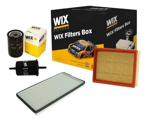 Kit X4 Filtros Wix Para Volkswagen Gol Power 1.4 Desde 2011