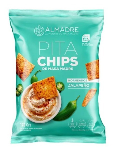 Pita Chips Almadre - Jalapeño X 170g