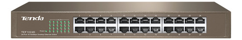 Switch Interruptor De Red Tenda Tef1024d (Usado)