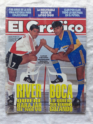 El Gráfico Nº 3824 Año 1993 Medina Bello Villareal Boca Rive