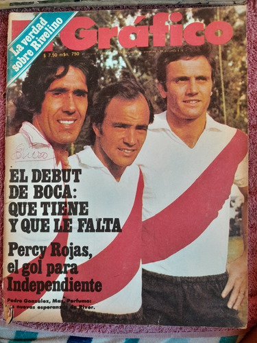 Revista El Gráfico Boca  22 01 1975 N2885 