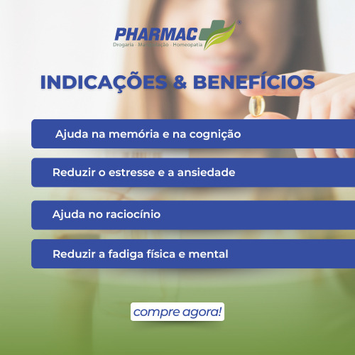 Magnésio L Treonato 330mg | Memória E Raciocínio 60 Cápsulas