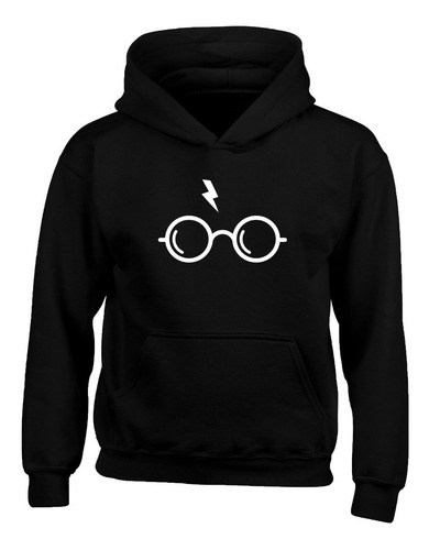 Sudadera Comoda Harry Potter Lentes Hogwarts Adulto