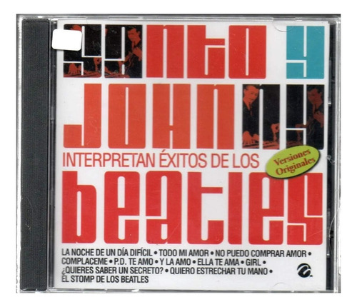 Cd Santo Y Johnny , Interpretan Exitos De Los Beatles