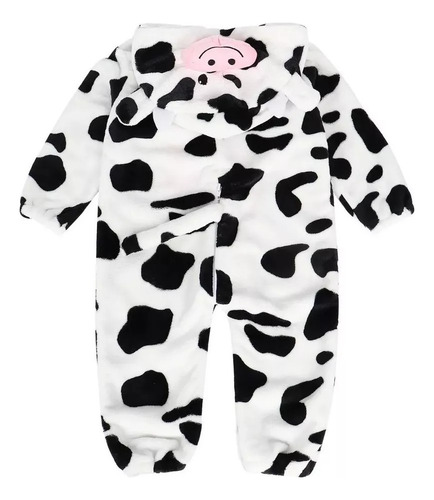Paraparapijama Mono Capucha Mameluco Bebé Patrón Vacas Cospl