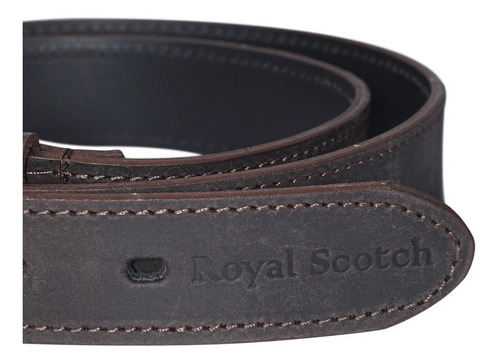Imagen 5 de 10 de Cintos Hombre Cinturon De Cuero Royal Scotch